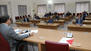 Toplantıda alınan önlemler gözden geçirildi