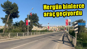 Birecik Köprüsü sessizliğe büründü