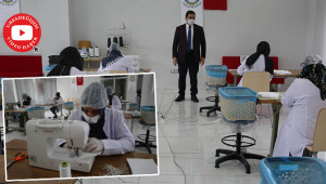 Haliliye Belediyesi 400 bin maske üretecek