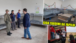 Okul, karantina hastanesine dönüştürüldü