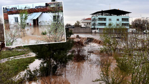 Sağanak su baskınlarına neden oldu