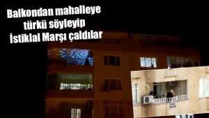 Şanlıurfalılardan balkon konseri