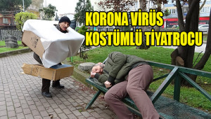Sokağa çıkanları hem kovaladı hem bayılttı