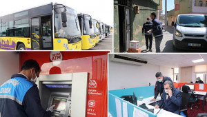 Sokağa çıkma yasağında Büyükşehir hizmetleri