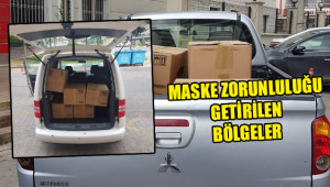 Tüm ilçelere 130 bin maske gönderildi