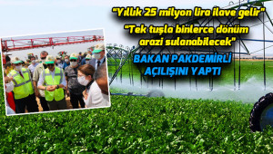 Ceylanpınar Sulama Projesi hayata geçirildi