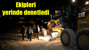 Devteşti’de yol açma çalışmaları sürüyor