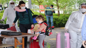 Gaziantep'te karantina süresi dolan 353 kişi evlerine uğurlandı