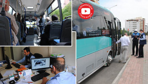 Özel halk otobüsleri denetlendi