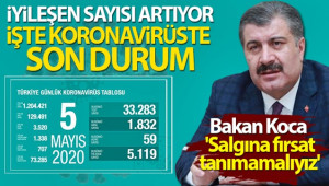 Türkiye'de virüsten can kaybı 3 bin 520