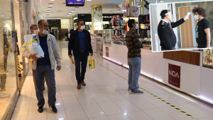 Urfa'da AVM'ler müşteri almaya başladı