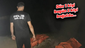 Baraj göletine giren iki genç boğuldu