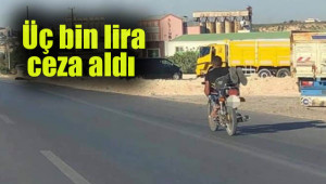 Motosiklet ile tehlike yaratan şahıs yakalandı