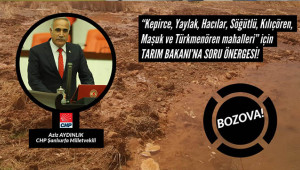 Patlayan sulama borularını bakana sordu