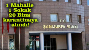 Şanlıurfa'da tehlike büyüyor