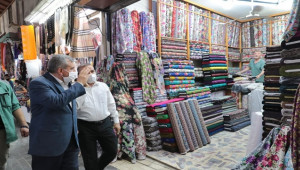 Başkan Beyazgül esnaf ziyaretinde bulundu