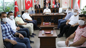 Gazetecilerden il müdürü Eren'e ziyaret