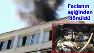 Sigara izmariti yangına neden oldu