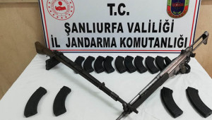 Siverek’te kaçak silah yakalandı