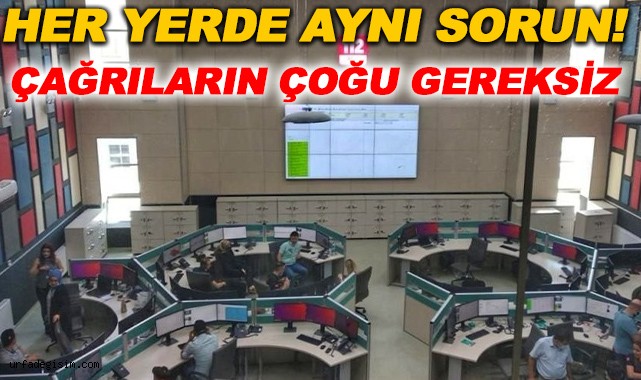 112'ye gelen çağrıların çoğu asılsız!