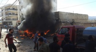 Afrin'de bomba yüklü araçla saldırı: 1 ölü, 1 yaralı