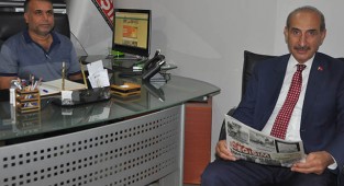 Başkan Yalçınkaya’dan Gazetemize ziyaret