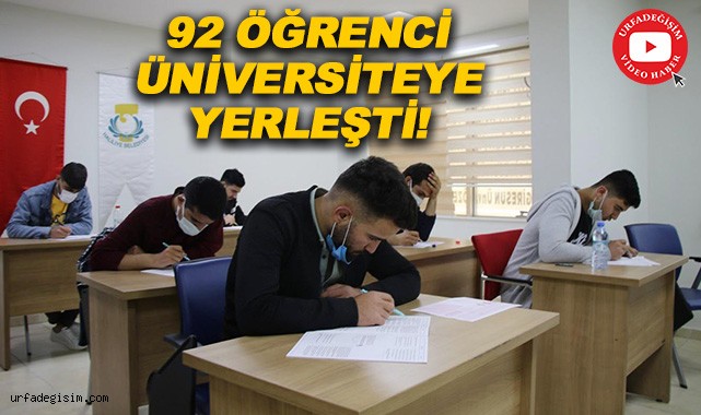 Belediye kursuna giderek üniversiteyi kazandılar!