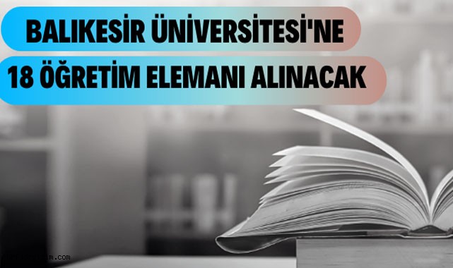 Öğretim elemanı alınacak