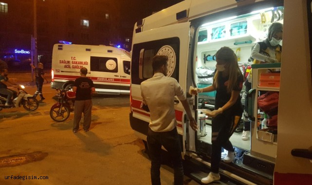 Otomobil ile motosiklet çarpıştı; 2 yaralı