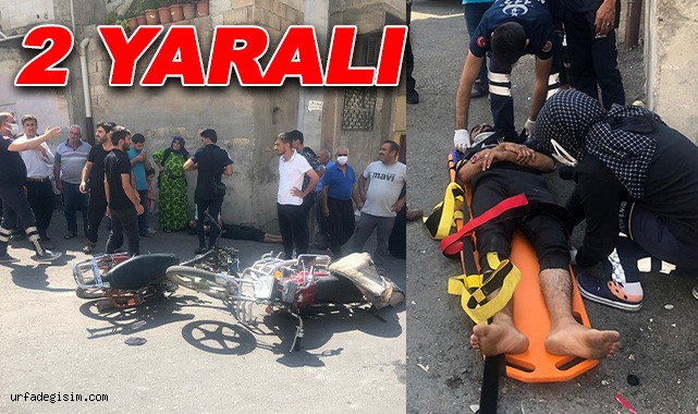 Şanlıurfa'da motosikletler çarpıştı! Biri ağır 2 yaralı