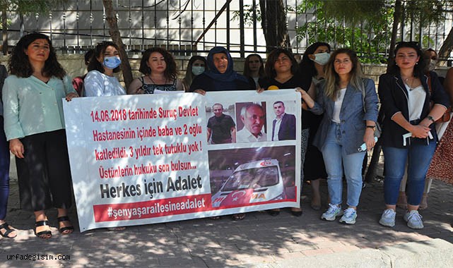Şenyaşar ailesine kadın avukatlardan destek