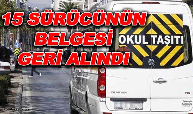 Yüzlerce okul servisi trafikten men edildi!
