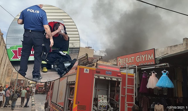 Yangına müdahale eden ekipler ölümden döndü!