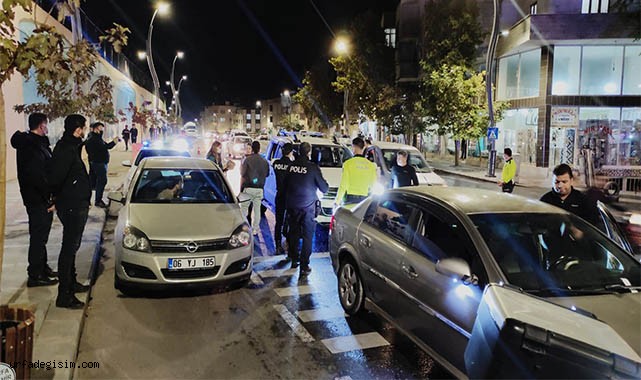 Asayiş uygulamasıyla 18 gözaltı