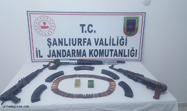 Şanlıurfa'da kaçak silah operasyonu!
