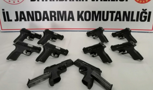 10 adet ruhsatsız tabanca ele geçirildi