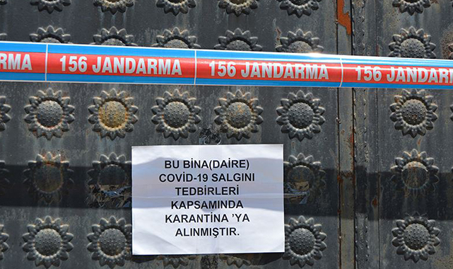 4 ev karantinaya alındı!
