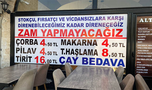 "Stokçu ve fırsatçılara inat zam yapmayacağız"