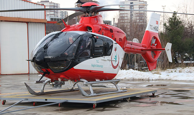 Ambulans helikopter, acil hastalara şifa oluyor!