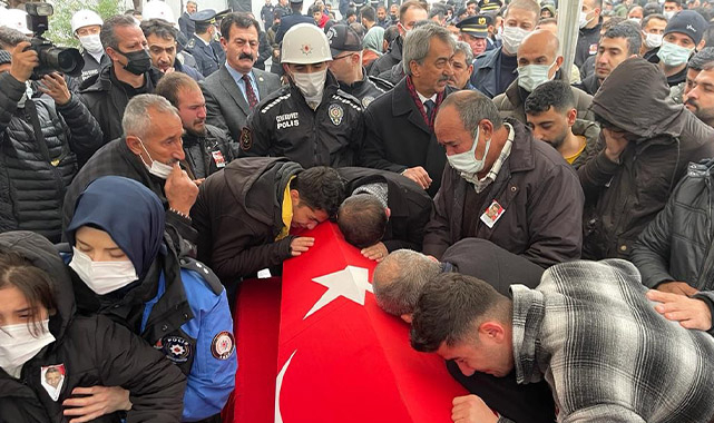 Şehit bekçi için tören düzenlendi!