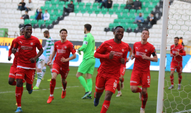 Sivasspor ligde 7. kez kazandı