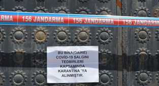 209 ev karantinaya alındı!