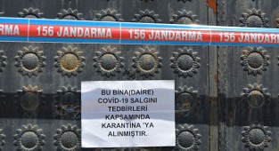 258 ev karantinaya alındı!