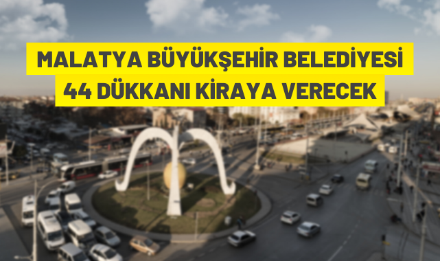 44 dükkan ihaleyle kiraya verilecek