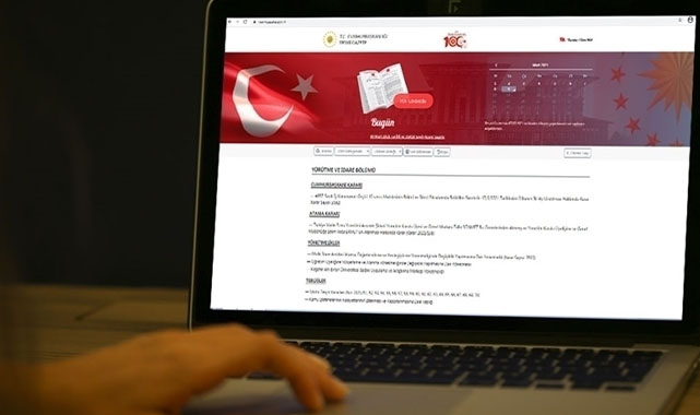 Cumhurbaşkanlığı kararnamesi, Resmi Gazete'de!