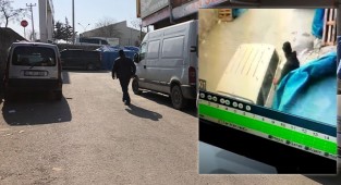 Hırsız, bu sefer sert kayaya çarptı!