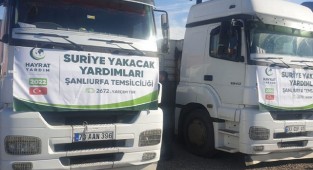 Şanlıurfa'dan Suriye'ye 4 tır kömür gönderildi!