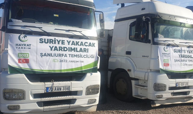 Şanlıurfa'dan Suriye'ye 4 tır kömür gönderildi!