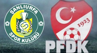 Şanlıurfaspor’a 24 bin lira ceza!