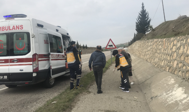 Trafik kazasında 3 kişi yaralandı
